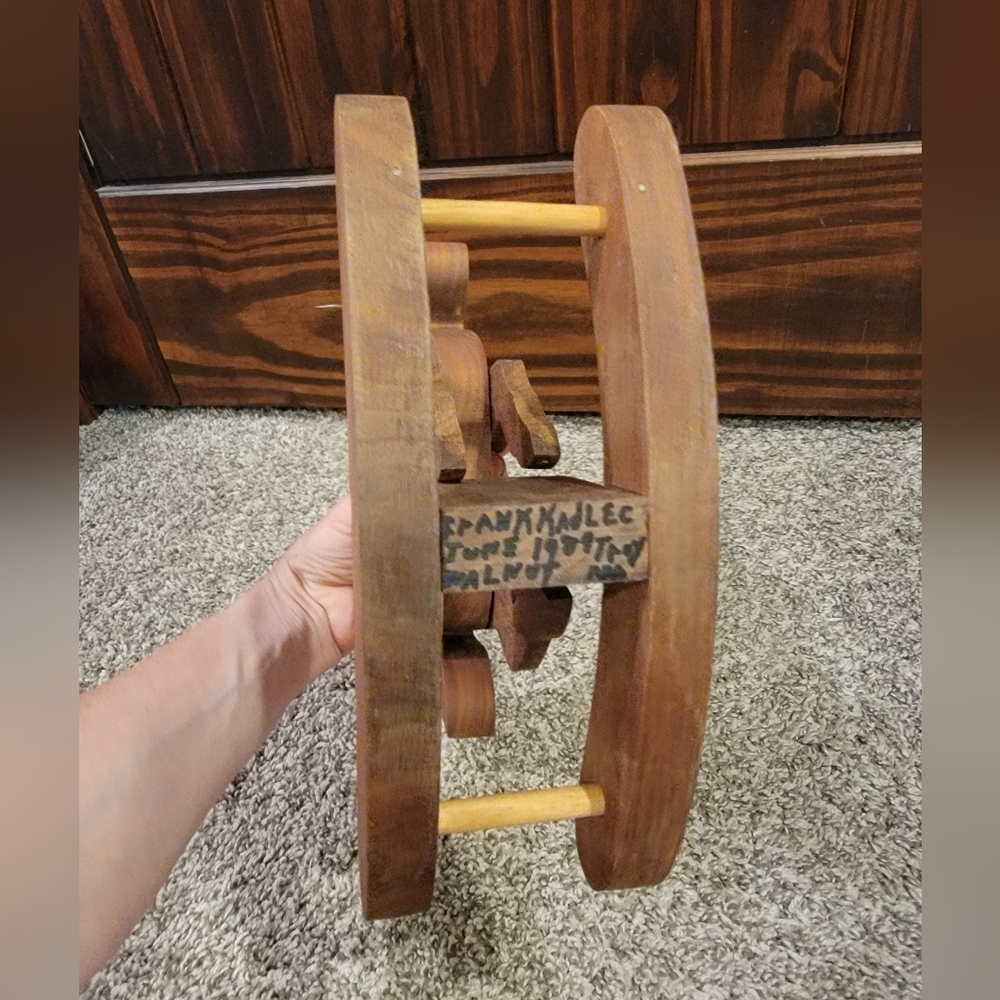 Vintage Wooden Rocking Horse - Picture 5 of 9